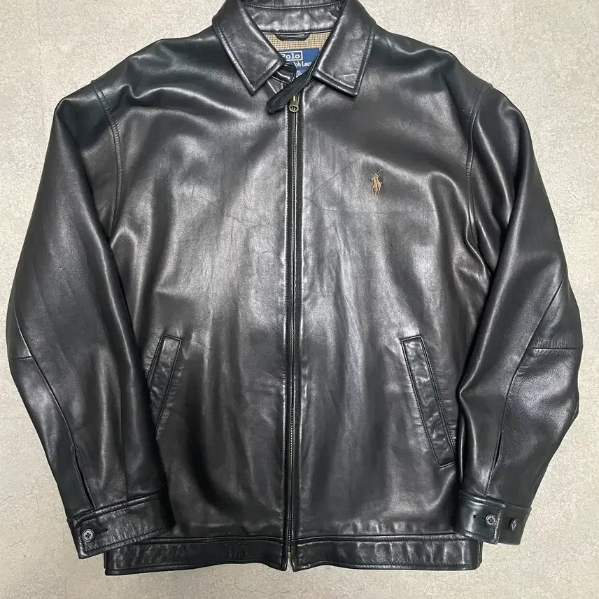 [SOLD OUT] 빈티지 폴로 맥스웰 램스킨 레더 자켓 가죽 자켓