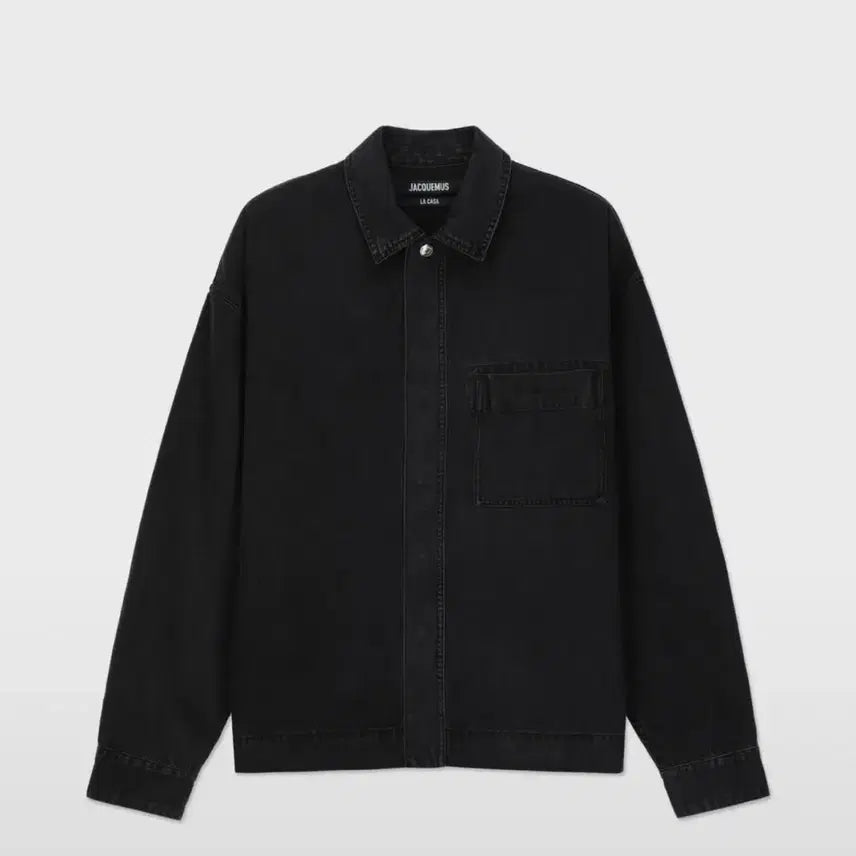 [BUNJANG] Jacquemus La Chemise de Nimes Shirt - Black (Size 50) / 자크뮈스 라 슈미즈 드 니메스 셔츠 - 블랙 50사이즈