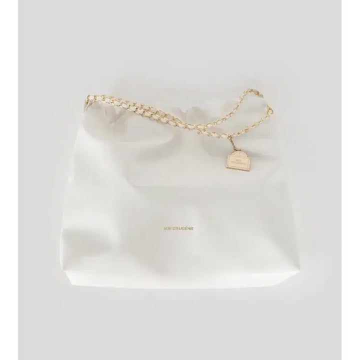 [SOLD OUT] (정가31만원) 뤼드유제니 20K 골드체인 스몰 호보백 화이트