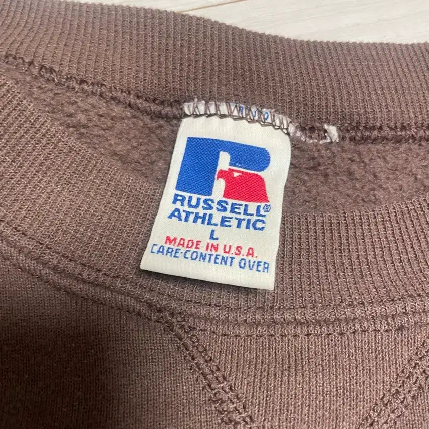[BUNJANG] Russell Athletic 90s Brown Sweatshirt / 90s 러셀 스웻셔츠 브라운 L made in usa