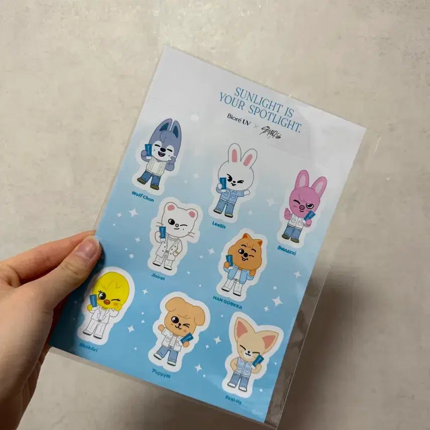 [BUNJANG] Stray Kids Biore Collaboration Sticker / 쌔상품)) 스트레이키즈 x 비오레 콜라보 스티커