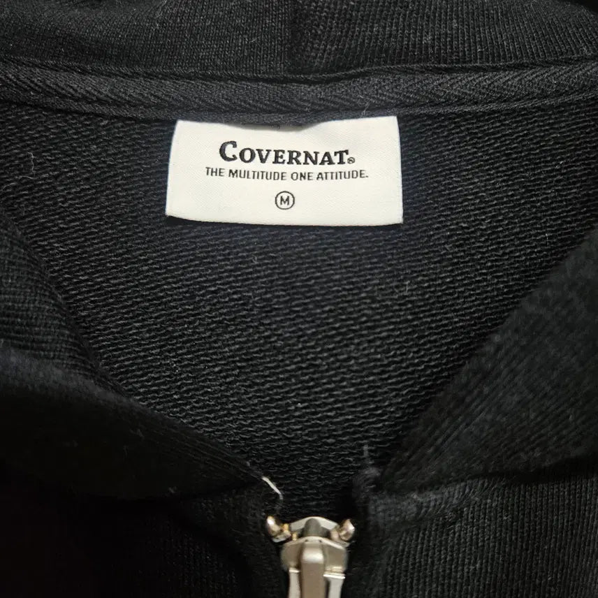 [BUNJANG] Covernat 2-Way Zipper Hoodie - Size M / 커버낫 2way 지퍼 후드 집업 M