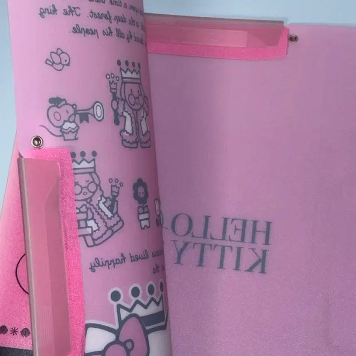 [BUNJANG] Sanrio Classic Kitty Double Clip File (Chocolate) / 고전문구 고전키티 산리오 더블클립 파일 (초코)