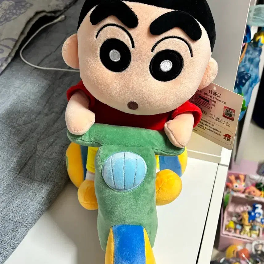 [SOLD OUT] 짱구 자전거 봉제 인형
