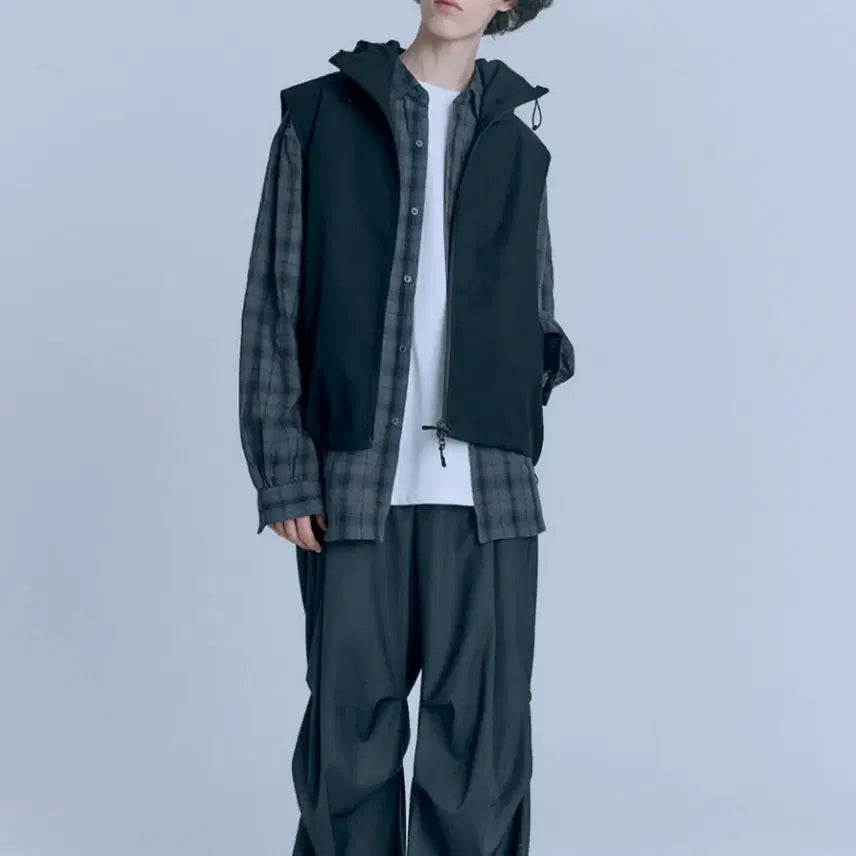 [SOLD OUT] 아르반 하이크 베스트 후드집업 차콜