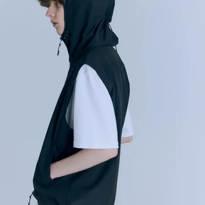 [SOLD OUT] 아르반 하이크 베스트 후드집업 차콜