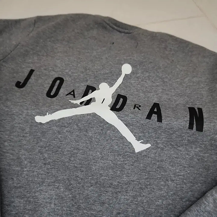 [BUNJANG] Nike Jordan Jumpman Air Fleece Crew Sweatshirt / 나이키 조던 점프맨 에어 플리스 크루 맨투맨 티셔츠
