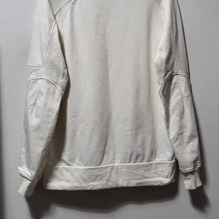 [BUNJANG] CP Company White Sweatshirt with Side Zipper / CP컴퍼니 화이트 맨투맨 옆지퍼