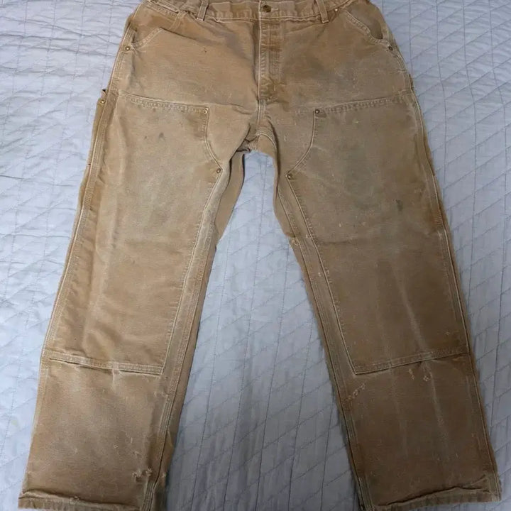 [BUNJANG] Carhartt B01 BRN Double Knee Work Pants / [38X30] 칼하트 더블니 B01 BRN 워크팬츠 쿨컨디션 T-7