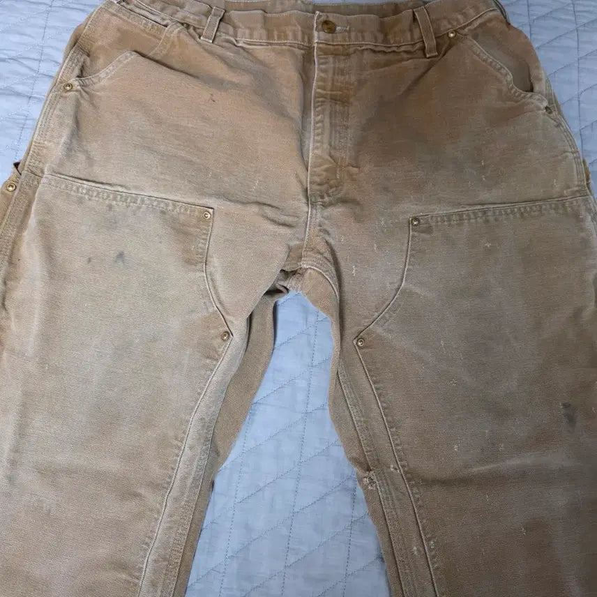 [BUNJANG] Carhartt B01 BRN Double Knee Work Pants / [38X30] 칼하트 더블니 B01 BRN 워크팬츠 쿨컨디션 T-7