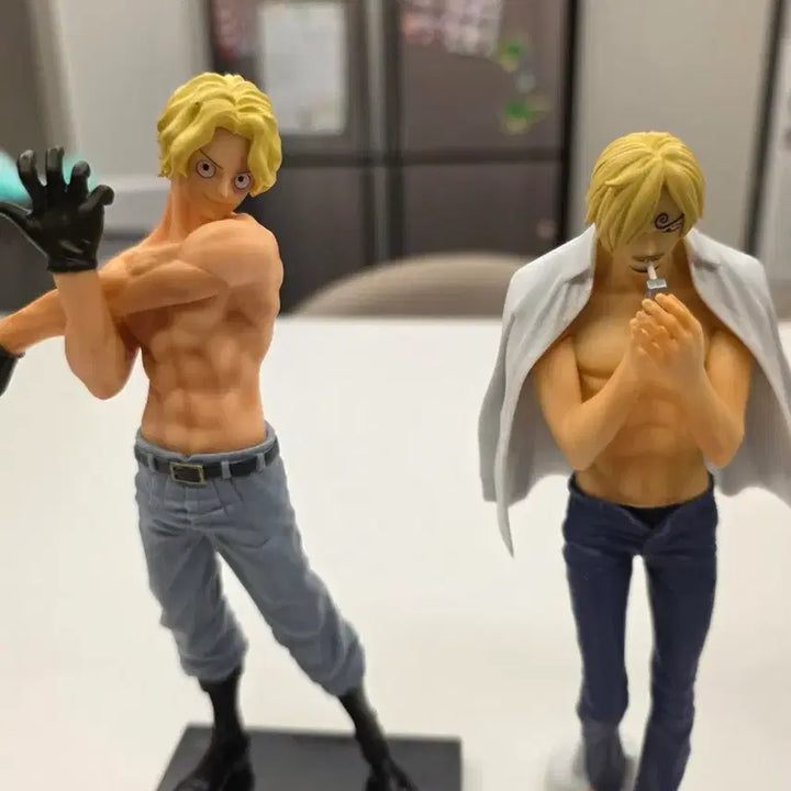[BUNJANG] Naked Sanji &amp; Sabo Bundle Figure Set / 원피스) 네이키드 상디 사보 일괄 박스X