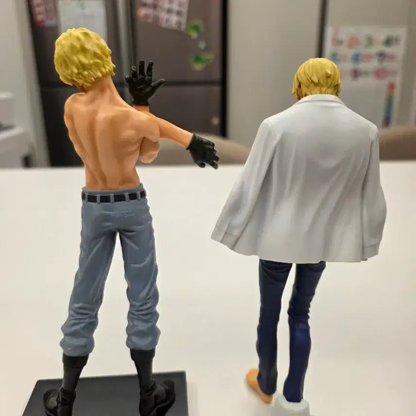 [BUNJANG] Naked Sanji &amp; Sabo Bundle Figure Set / 원피스) 네이키드 상디 사보 일괄 박스X