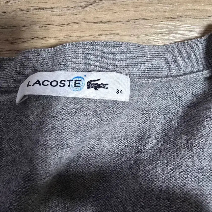 [BUNJANG] Lacoste Wool Cardigan - S / 라코스테  모100 가디건ㅡs