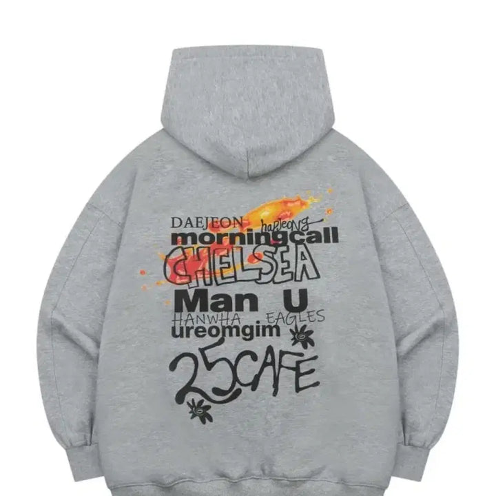 [SOLD OUT] 핫소스 그레이 기모 후드집업 M사이즈