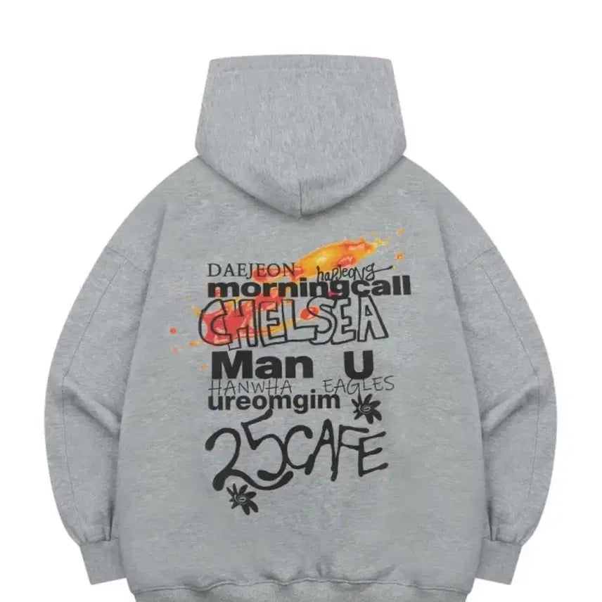 [SOLD OUT] 핫소스 그레이 기모 후드집업 M사이즈