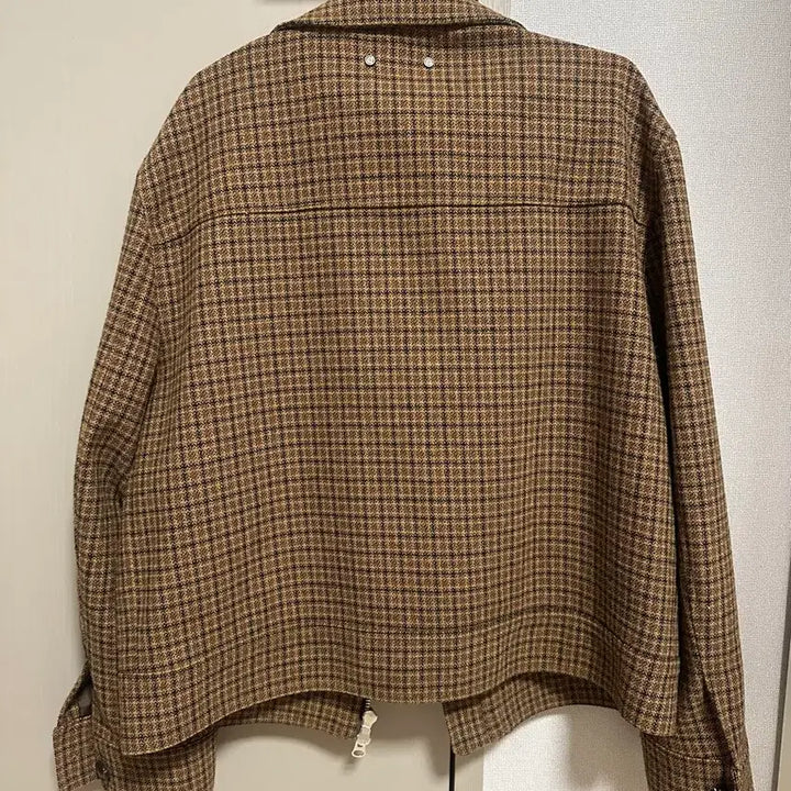 [BUNJANG] Andersson Bell Patrick Check Zipped Jacket / 패트릭 체크 지퍼 자켓 awa230m(Brown)