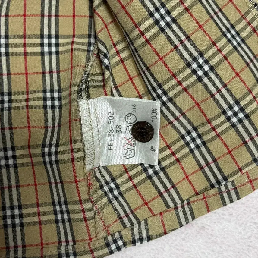 [BUNJANG] Burberry Blue Label Checkered Shirt / 버버리 블루라벨 체크셔츠