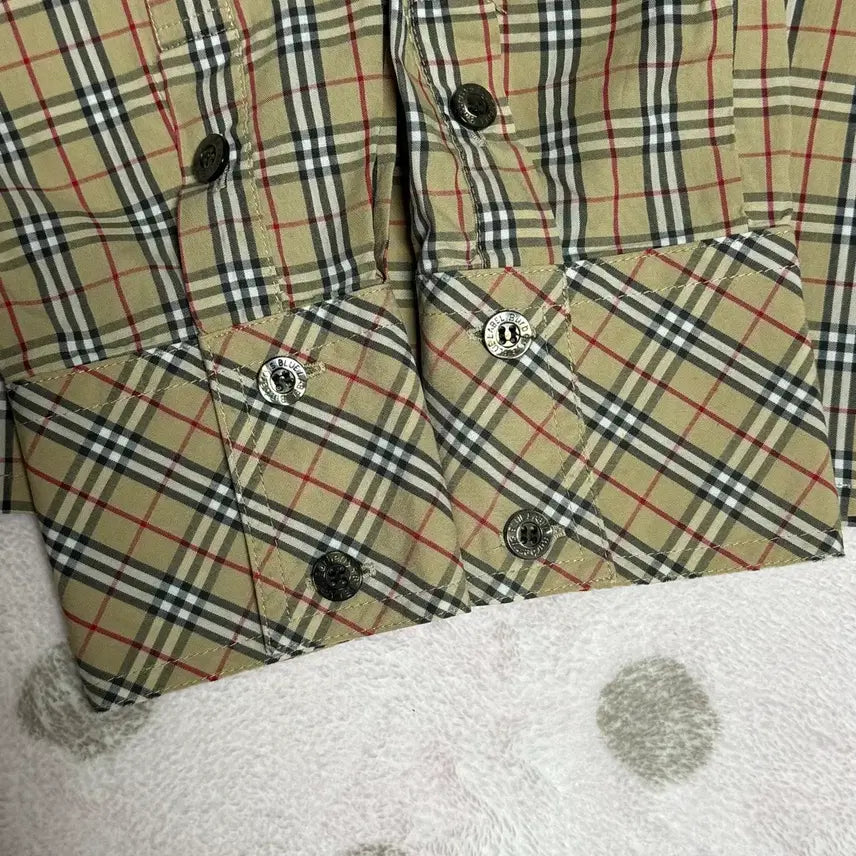 [BUNJANG] Burberry Blue Label Checkered Shirt / 버버리 블루라벨 체크셔츠