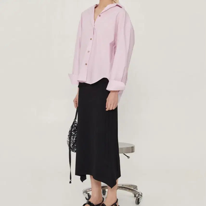 [SOLD OUT] (1회착용)제이청 시그니처 스커트 Signature Panel Merma