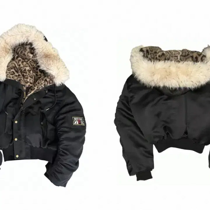 [BUNJANG] No E Mosen Leopard Jumper / 타오바오 직구 no E mosen 레오파드 점퍼