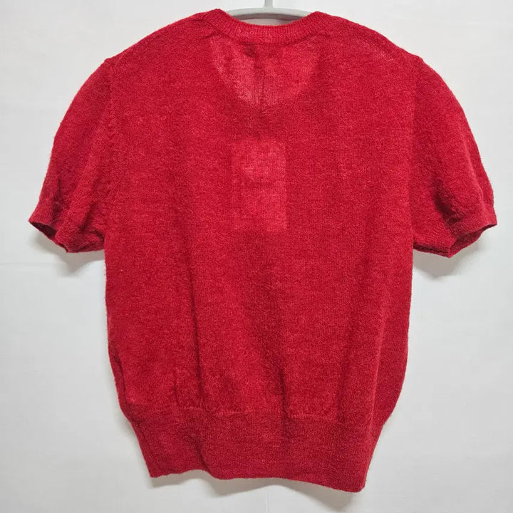 [BUNJANG] Aluv Baby Alpaca Knit Top / 에이루브 aluv 베이비 알파카 반팔 니트 S