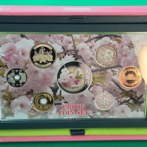 [BUNJANG] Japan 2018 Cherry Blossom Proof Coin Set / 2018년 일본 벚꽃 시리즈 프루프 코인 세트 (헤이세이 30년)