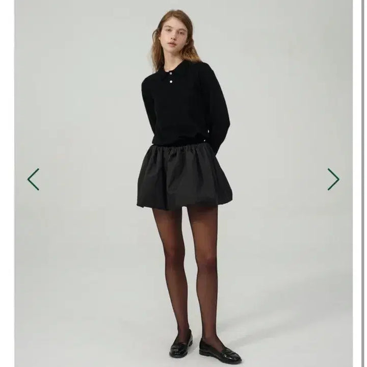 [BUNJANG] Thebarnett Winkle Padded Skirt Black / 더바넷 윙클 패디드 스커트 블랙 (새제품)