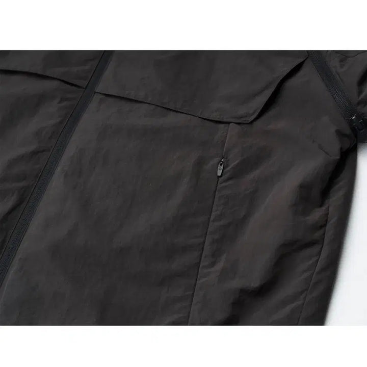 [SOLD OUT] 산산기어 슬래시 지퍼 자켓 브라운 3size