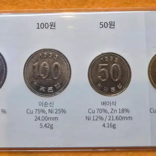 [BUNJANG] 1993 Korean Coin Set / 1993년 4종 주화세트