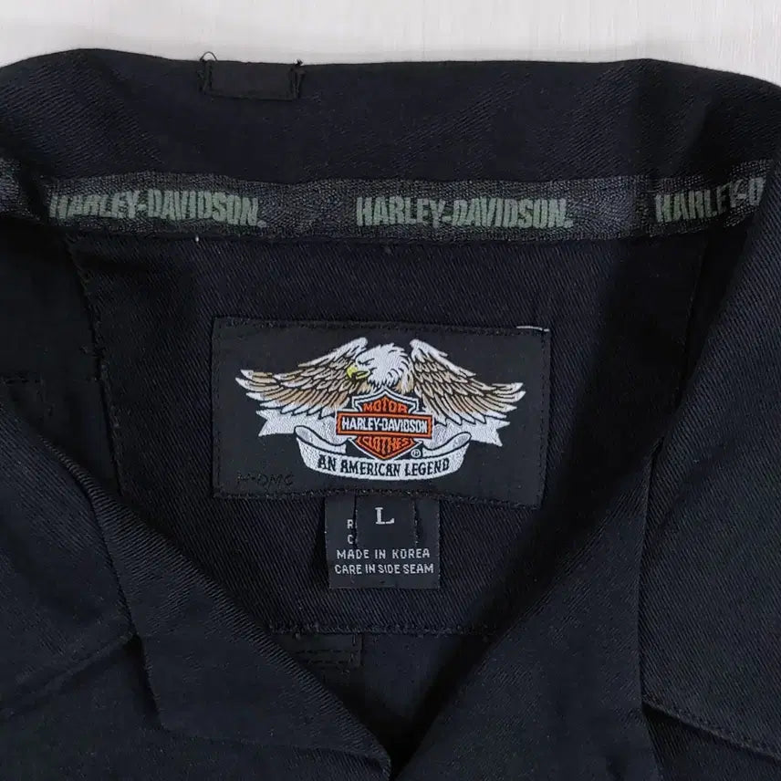 [BUNJANG] Harley-Davidson Mechanic Short Sleeve Shirt L / 05년 할리데이비슨 메카닉 반팔셔츠 L