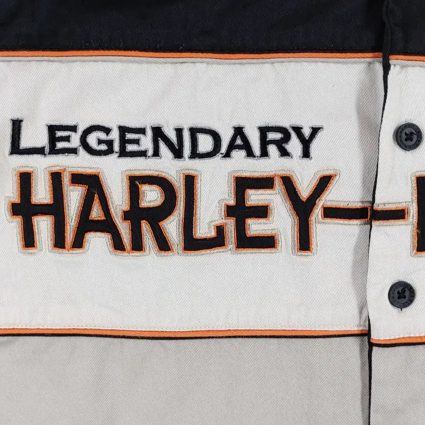 [BUNJANG] Harley-Davidson Mechanic Short Sleeve Shirt L / 05년 할리데이비슨 메카닉 반팔셔츠 L