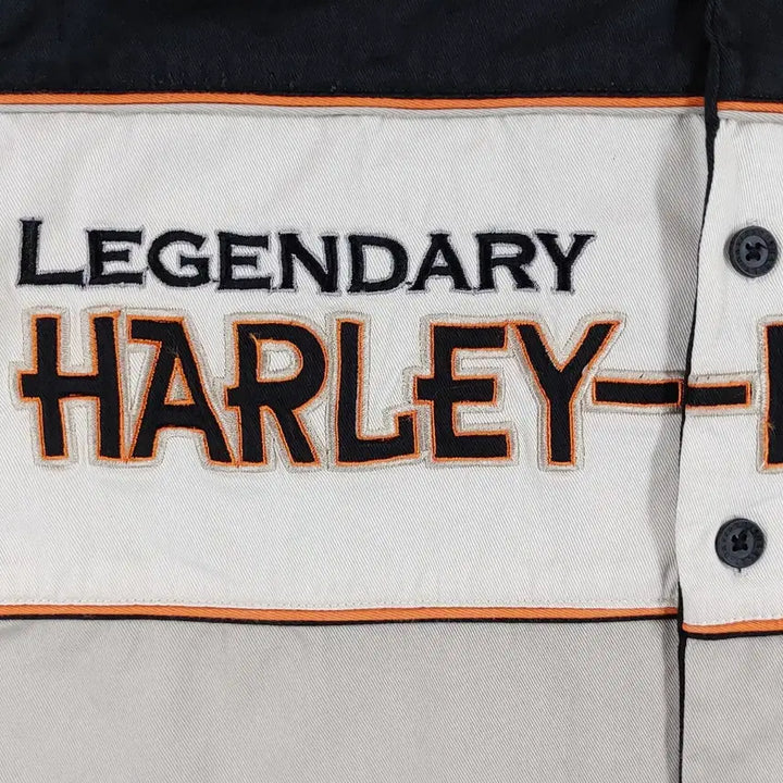[BUNJANG] Harley-Davidson Mechanic Short Sleeve Shirt L / 05년 할리데이비슨 메카닉 반팔셔츠 L