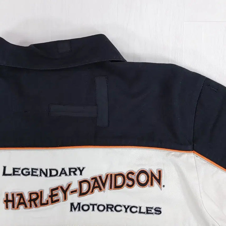 [BUNJANG] Harley-Davidson Mechanic Short Sleeve Shirt L / 05년 할리데이비슨 메카닉 반팔셔츠 L