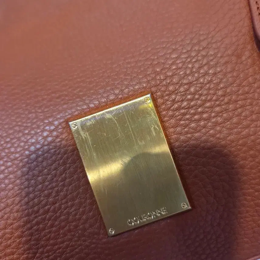 [BUNJANG] Couronne Shoulder Crossbag (Brown) / 쿠론 숄더겸크로스백 (브라운)