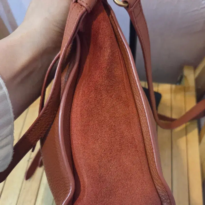 [BUNJANG] Couronne Shoulder Crossbag (Brown) / 쿠론 숄더겸크로스백 (브라운)