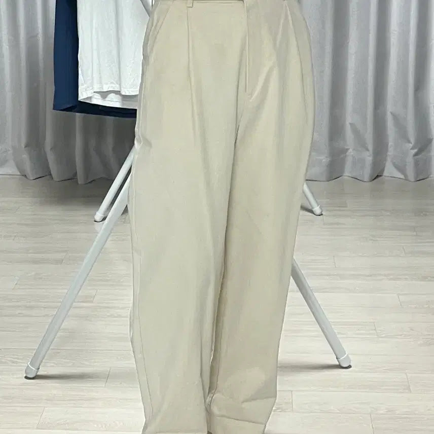 [BUNJANG] Ivory Wide Pants / 아이보리 와이드 팬츠