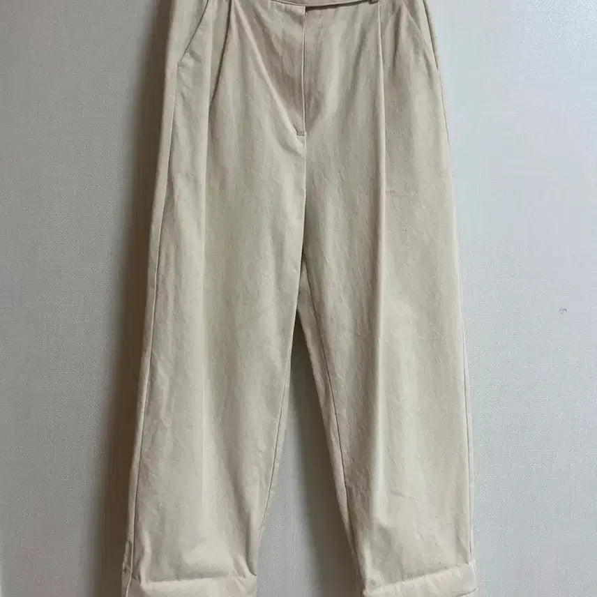 [BUNJANG] Ivory Wide Pants / 아이보리 와이드 팬츠