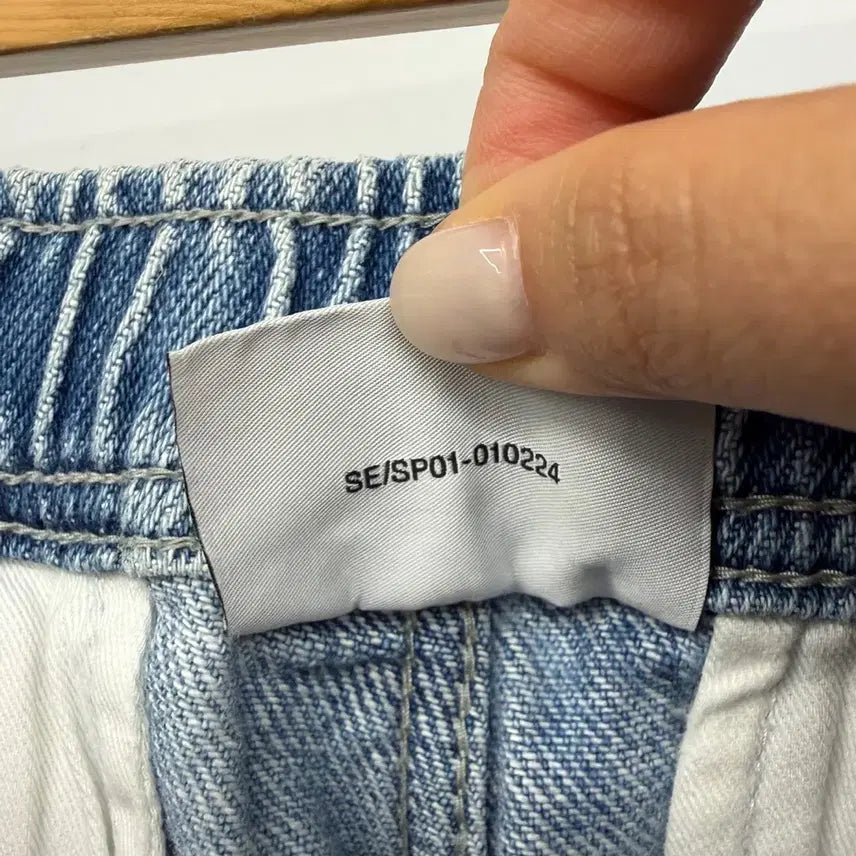 [BUNJANG] thisisneverthat Belted Denim Pant Light Blue / 남성용 디스이즈네버댓 Belted Denim Pant Light Blue