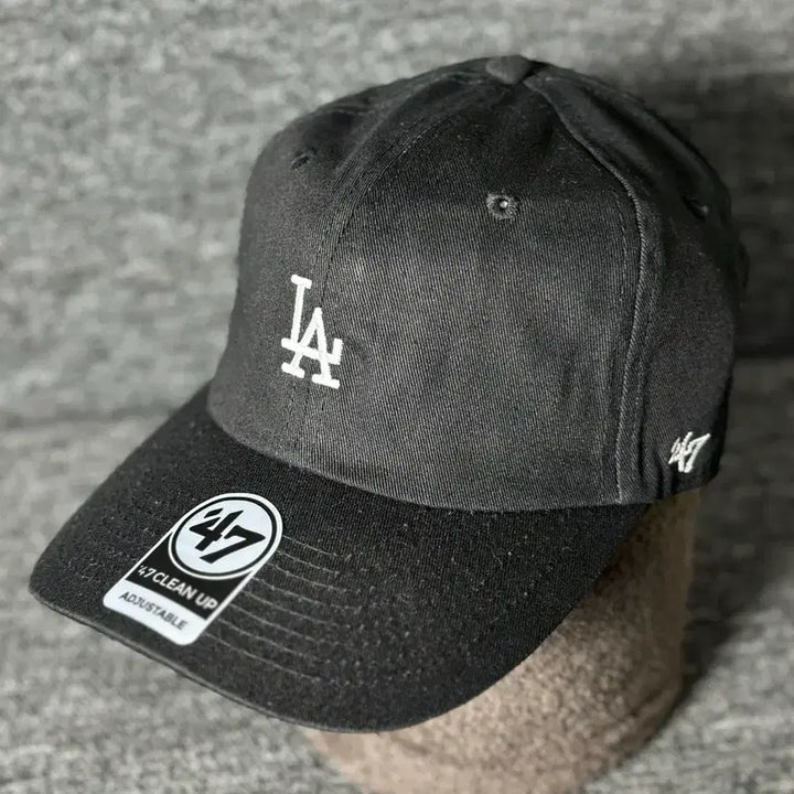 [BUNJANG] 47 Brand LA Dodgers Black Baseball Cap / 47브랜드 LA 다저스 블랙 볼캡
