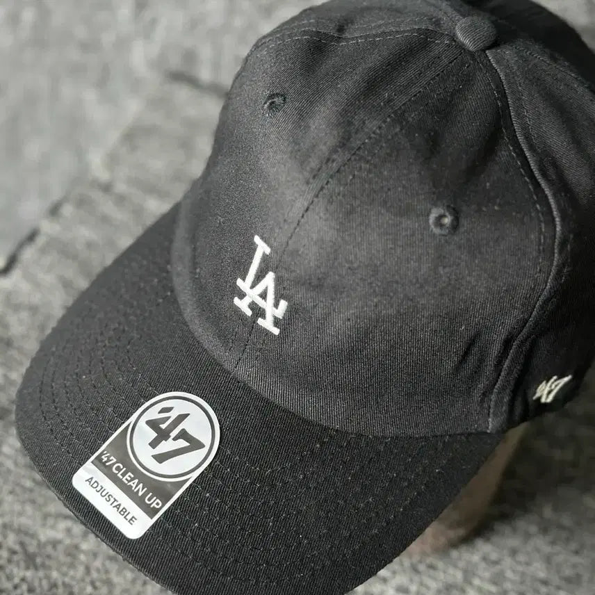 [BUNJANG] 47 Brand LA Dodgers Black Baseball Cap / 47브랜드 LA 다저스 블랙 볼캡