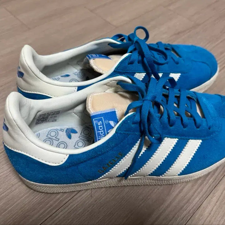[BUNJANG] Adidas Gazelle Aqua Blue Sneakers / 아디다스 가젤 아쿠아블루 GY7337 (250)