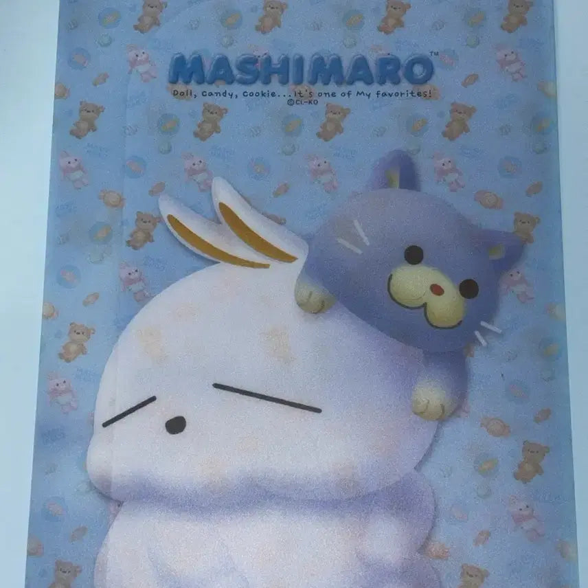 [BUNJANG] Masimaro File (Pink/Blue) - Antique Stationery / 고전문구 마시마로 파일 (핑크/블루)