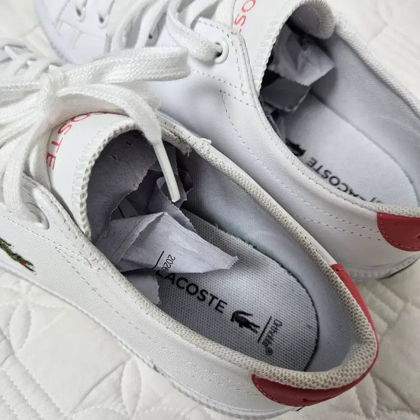 [BUNJANG] Lacoste White Sneakers Women&