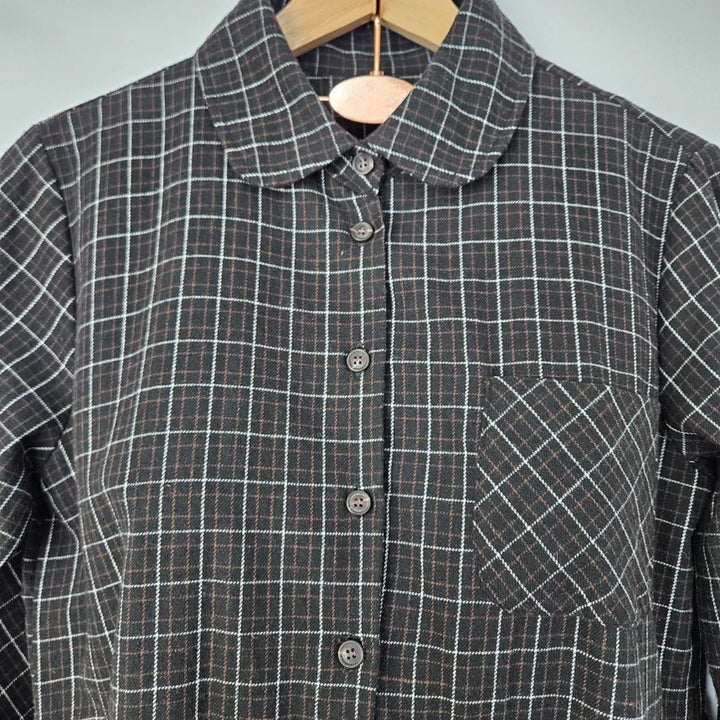 [SOLD OUT] 딩동 :) 바둑판무늬 카라원피스