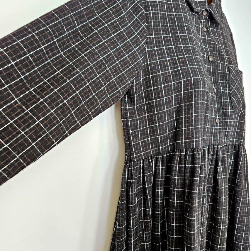 [SOLD OUT] 딩동 :) 바둑판무늬 카라원피스