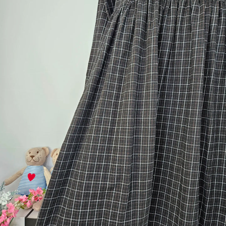 [SOLD OUT] 딩동 :) 바둑판무늬 카라원피스