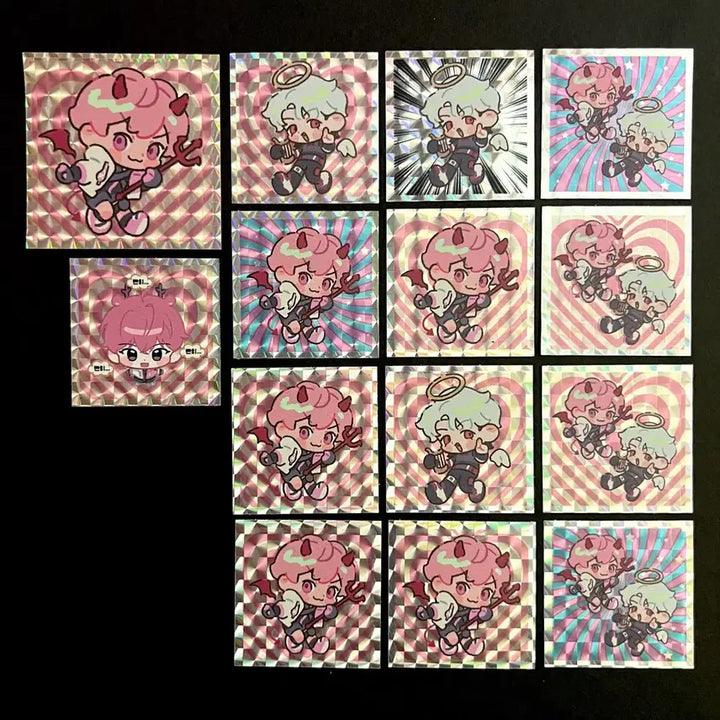 [BUNJANG] PLAVE YATAS Eunho Bambi Bonggu Hologram Seal Sticker Bundle Set / 플레이브 플브 야타즈 은호 밤비 봉구 홀로그램 씰스티커 굿즈