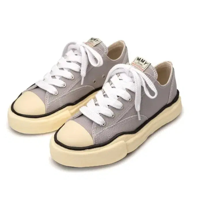 [BUNJANG] Mihara Yasuhiro Peterson Gray Canvas Sneakers / 미하라 야스히로 피터슨 그레이 (size 37+새상품)