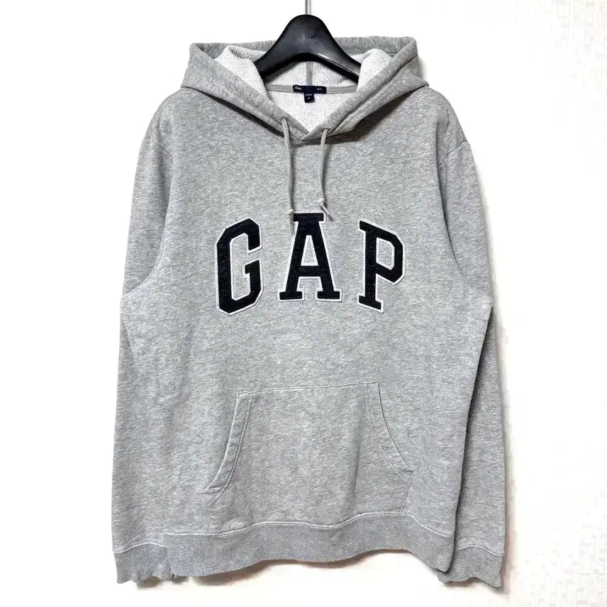 [BUNJANG] GAP Big Logo Fleece Hoodie / [M,95]갭 빅로고 기모 후드티 GAP