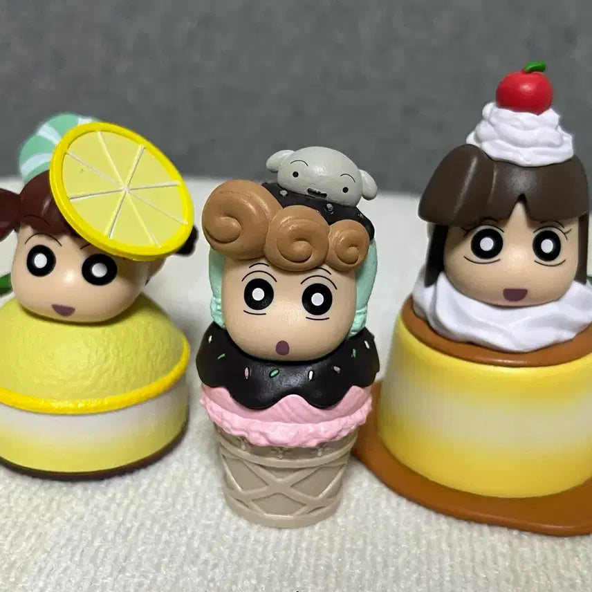 [BUNJANG] Crayon Shin-chan Dessert Figure Set / 짱구 디저트 피규어 3종(히든 포함)